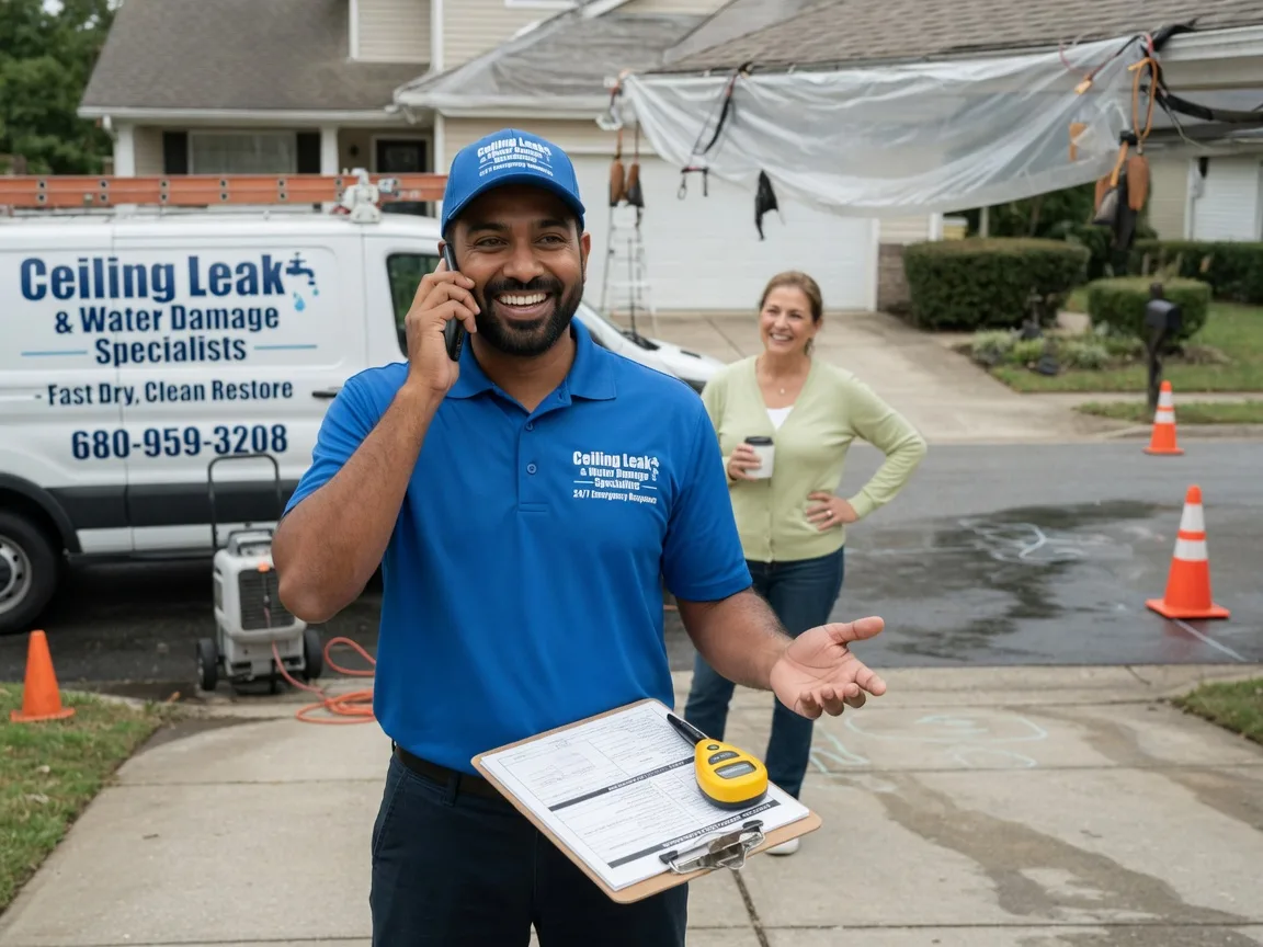 Ceiling Leak Cleanup Diamond City, AR FAQs
